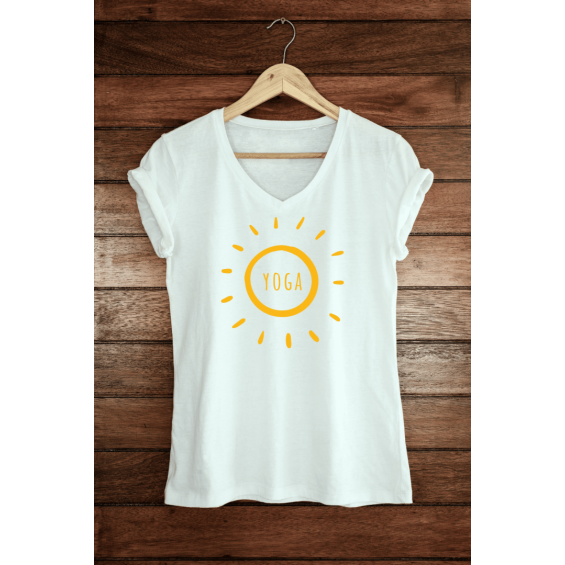 Koszulka jogowa - Yoga Radości